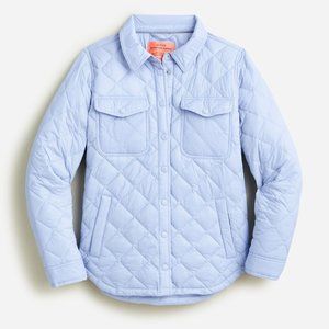 J.Crew Quilted Lightweight Shirt-Jacket Size Medium